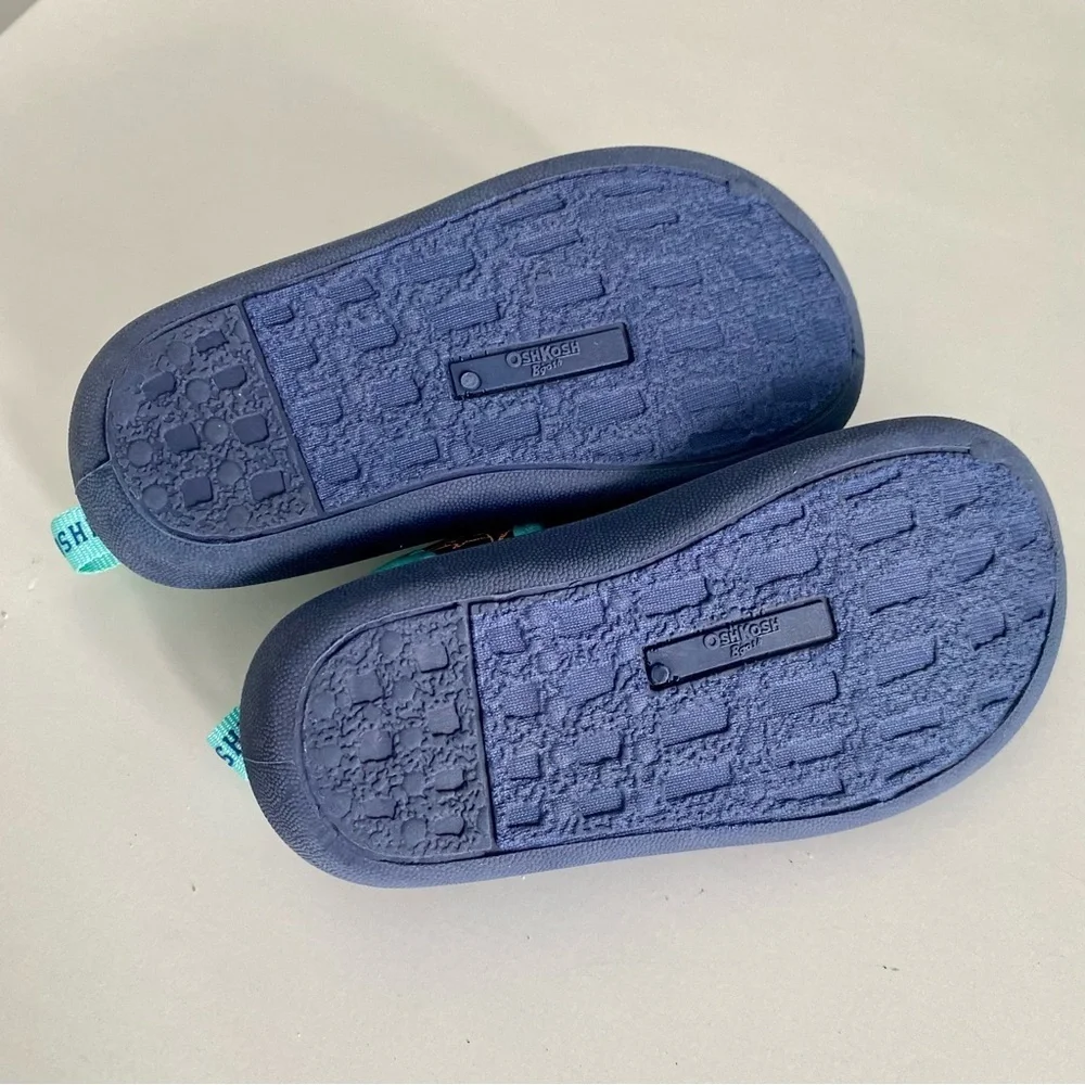 Oshkosh Kids Shark Blue and Teal Water Shoes